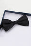 Classic Black Satin Bow Tie