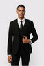 Bespoke Black Notched Lapel 3 Pieces Best Fitted Men Suits