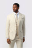 Latest Ecru 3 Pieces Notched Lapel Suits For Men