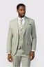 Light Sage Green 3 Pieces Notched Lapel Suits For Men