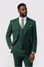 Charming Green 3 Pieces Notched Lapel Newest Suits For Men