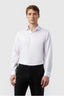 White Non Iron Stretch Shirt For Men