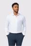 White Non-Iron Best Fitted Men's Shirt