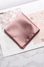 Solid Dusty Rose Satin Men's Pocket Square