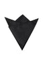 Black Vintage Paisley Jacquard Men's Pocket Square