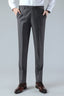 Gray Striped Men's Suit Trousers