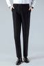 Black Striped Men's Suit Trousers