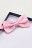 Fancy Pink Satin Bow Tie