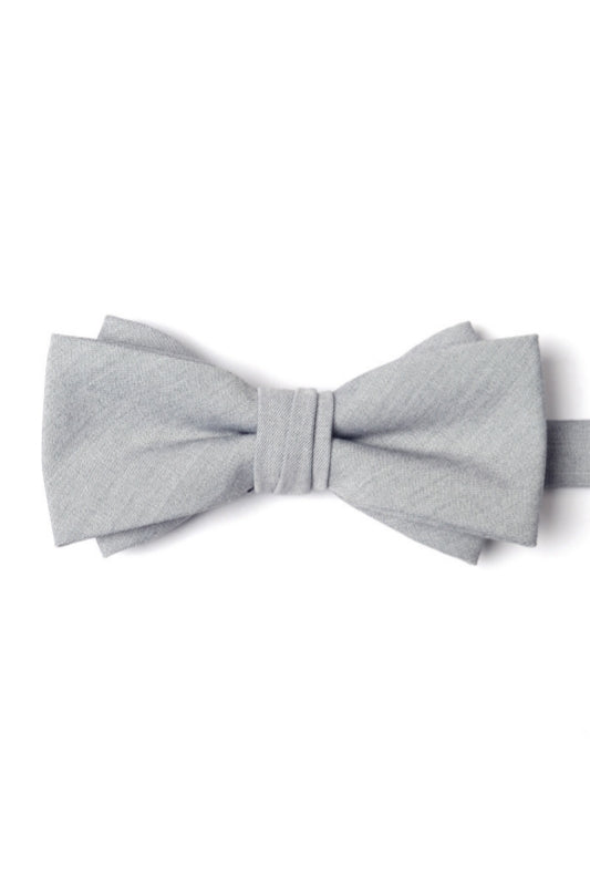 Modern Light Gray Men's Bow Tie Main image