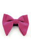 Rose Red Velvet Large Pointed Bow Tie For Men