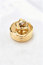 Vintage Gold Mechanical Lapel Pin For Men