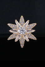 Fashion Gold Six-pointed Star Men's Lapel Pin