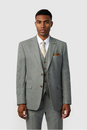 New Arrival Gray 3 Pieces Notched Lapel Men's Suits