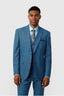 Charming Blue 3 Pieces Notched Lapel Men Suits