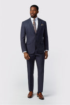 Glamorous Navy 3 Pieces Notched Lapel Men Suits