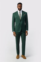 Charming Green 3 Pieces Notched Lapel Newest Suits For Men