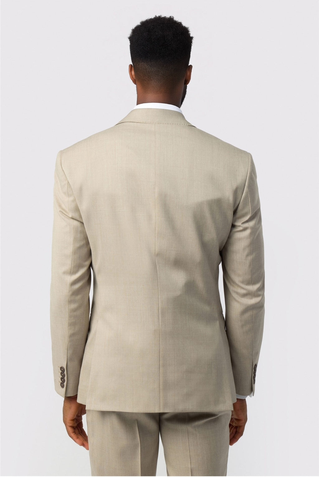 Taupe Best Fitted 3 Pieces Notched Lapel Men Suits