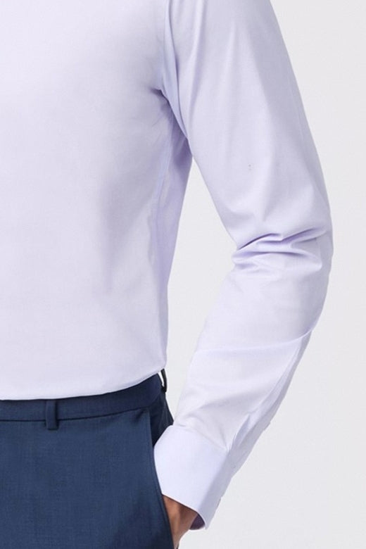 Chic Lilac Men's Stretch Shirt