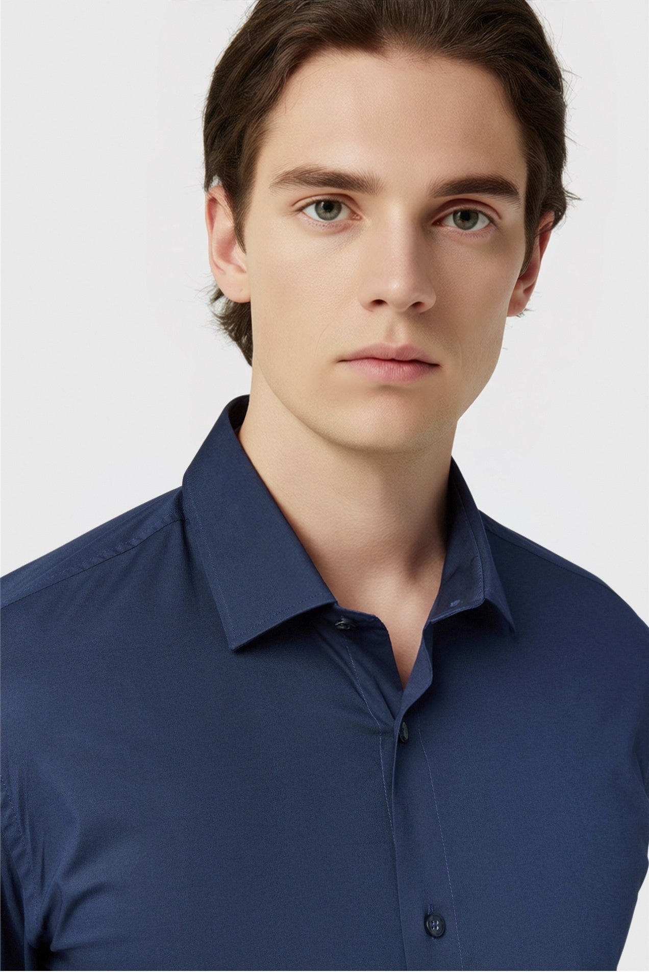 Modern Navy Men's Stretch Shirt