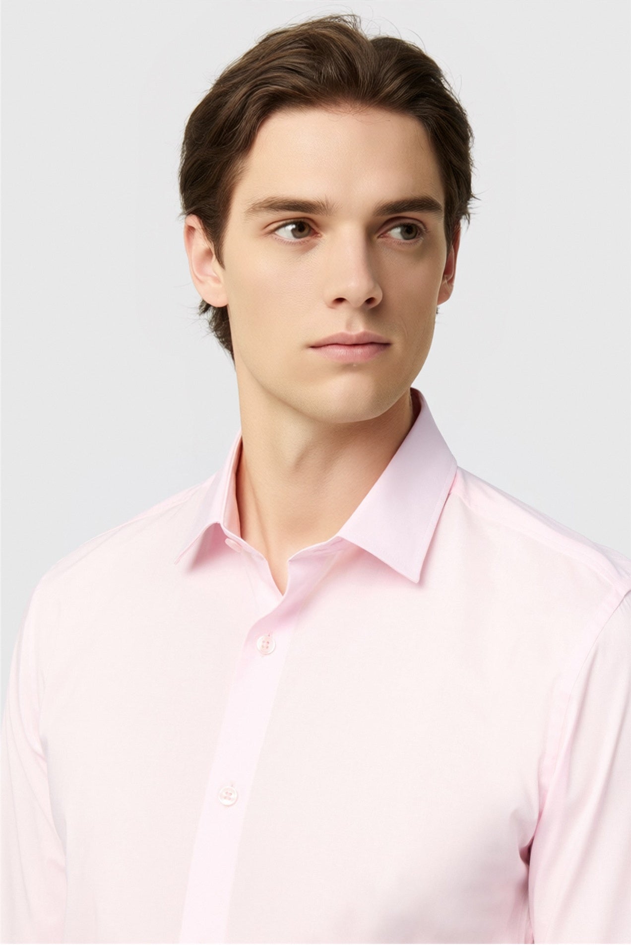Trendy Light Pink Stretch Shirt Secondary image