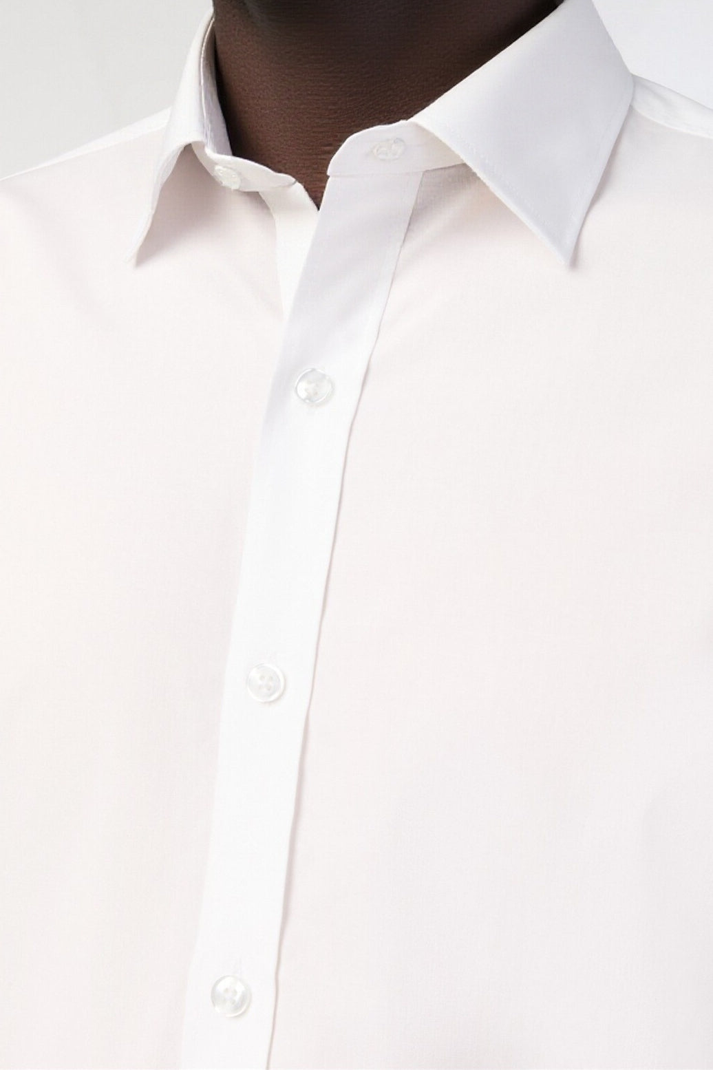 Best Fitted White Men Shirt Secondary image