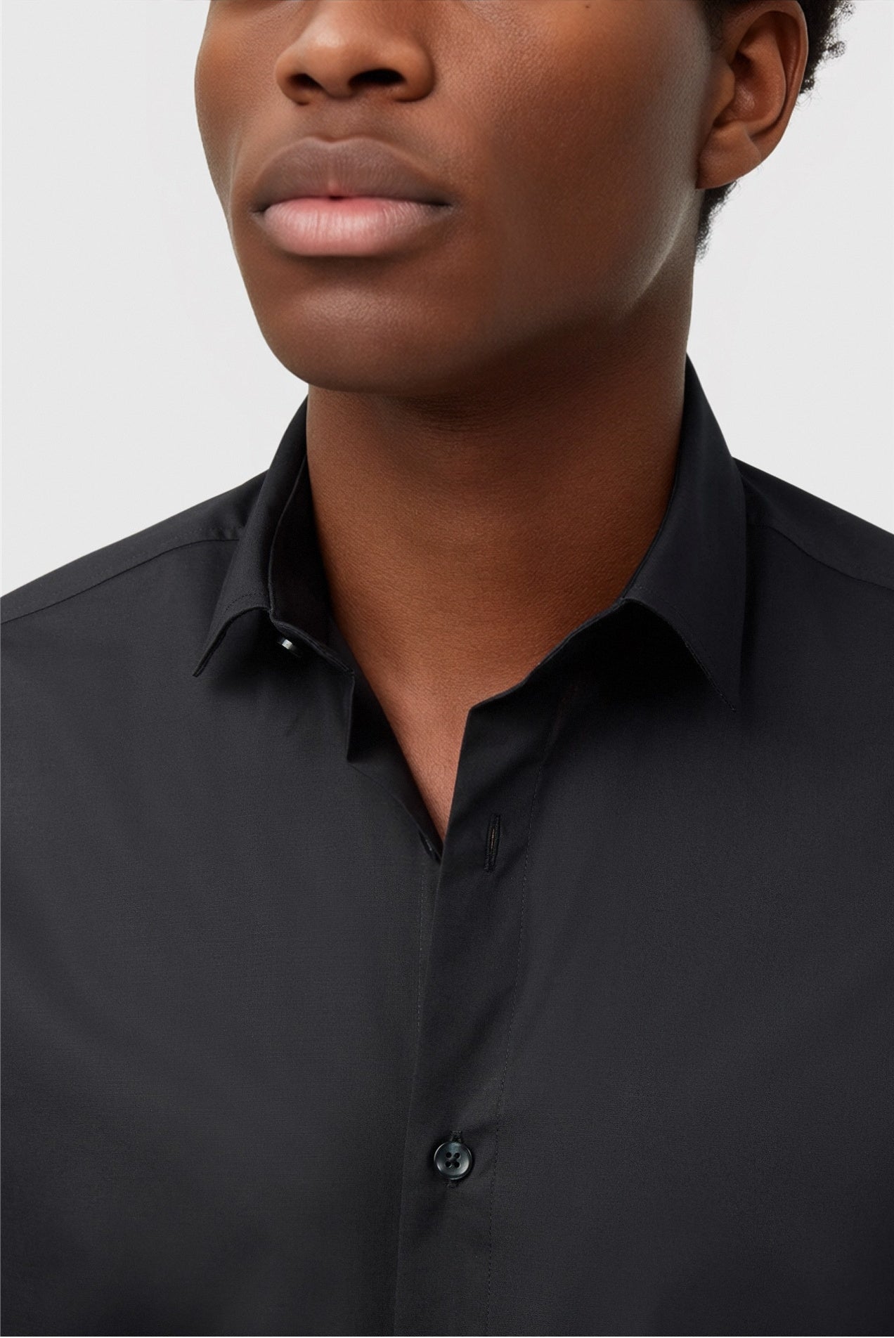 Modern Black Shirt For Men Secondary image