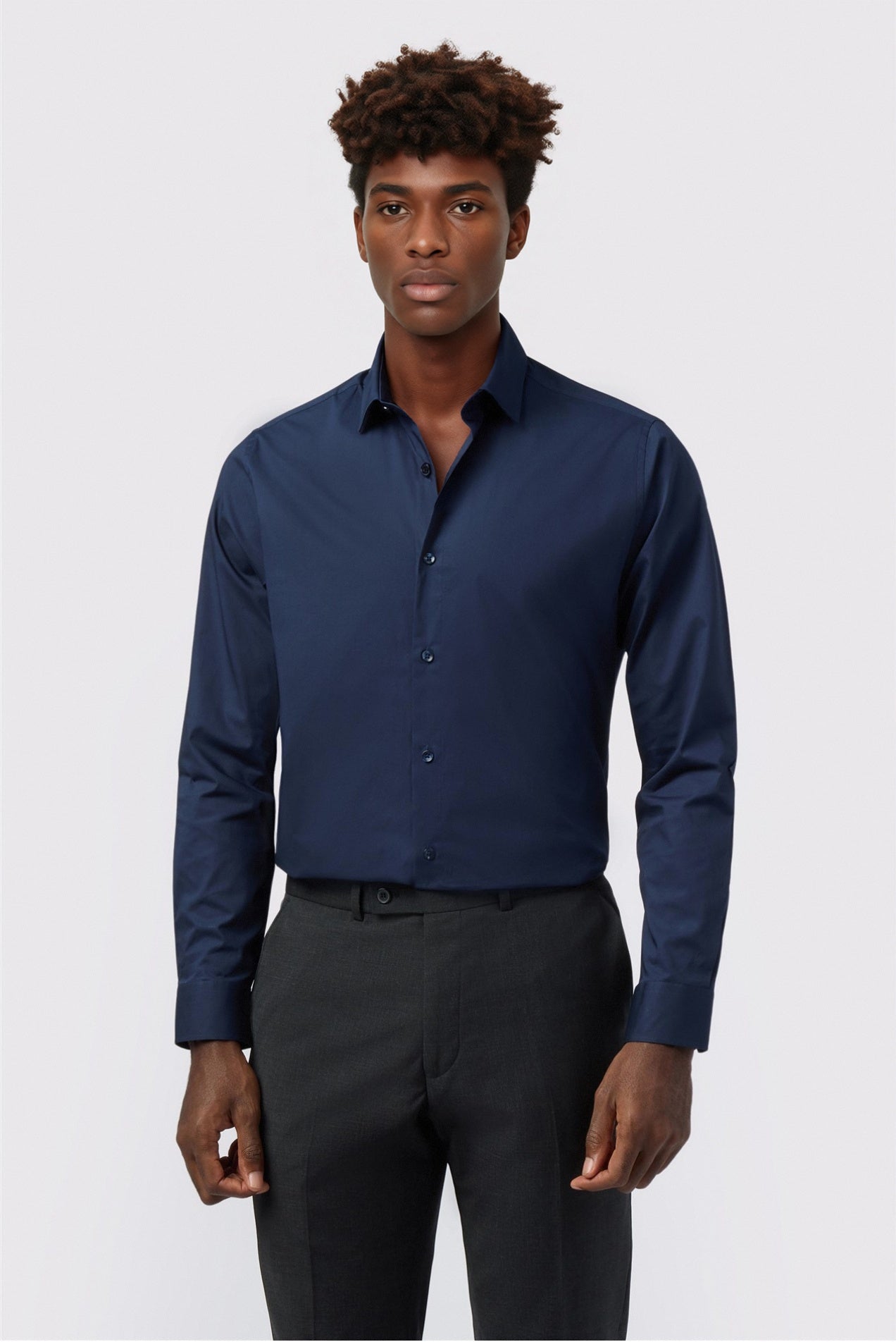 Fashion Navy Men's Shirt Main image