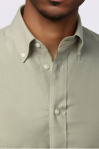 Premium Light Green Men's Cotton Shirt