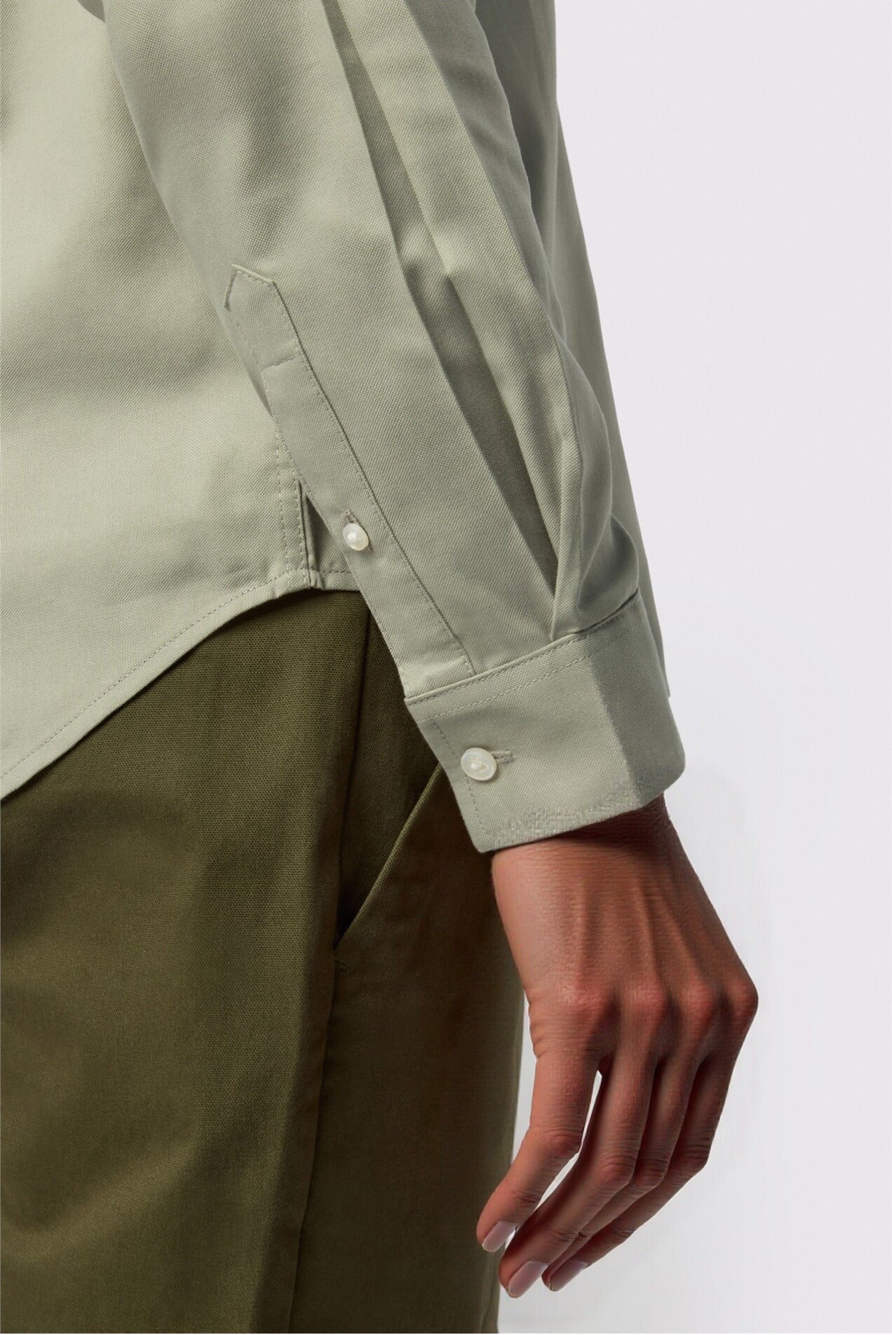 Premium Light Green Men's Cotton Shirt