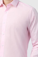 Fancy Pink Non-Iron Men Shirt