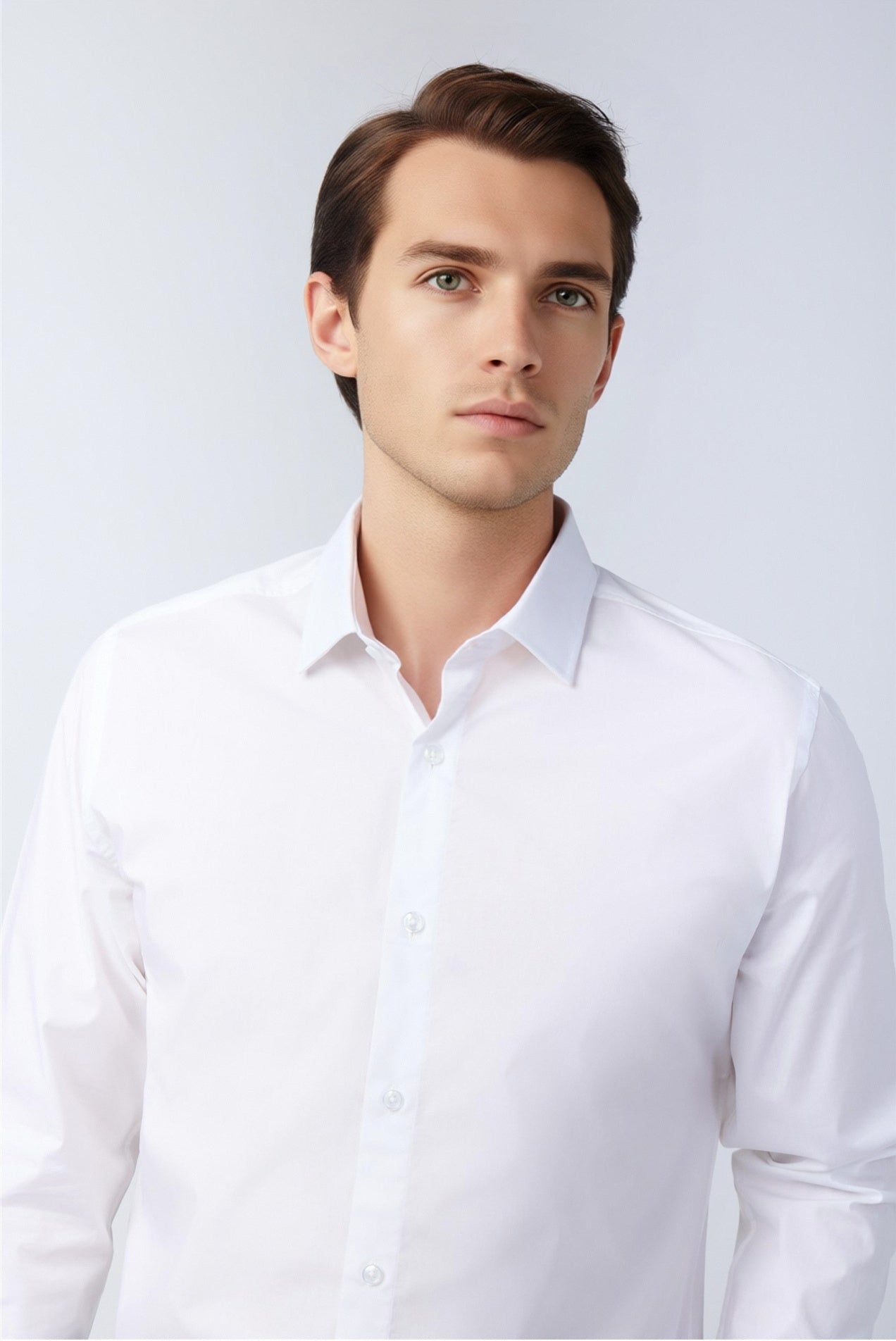 White Fashion Non-Iron Men Shirt Secondary image