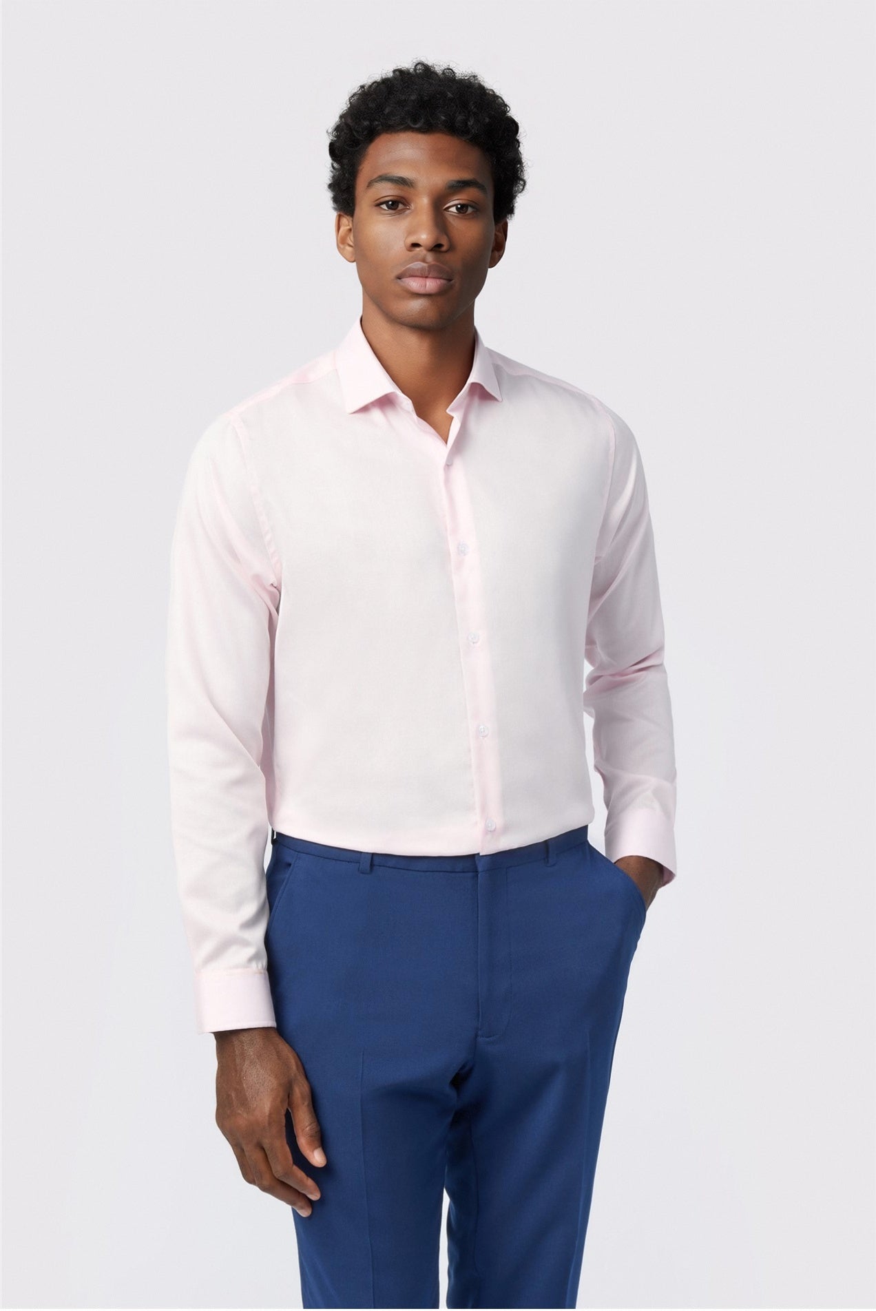 Light Pink Stylish Men Shirt Main image