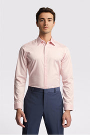 Charming Pink Sateen Men Shirt