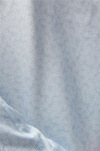 Fashion Light Blue Floral Jacquard Men's Shirt