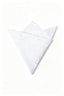 White Paisley Jacquard Men's Pocket Square