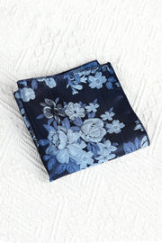 Light Blue Jacquard Satin Men's Pocket Square
