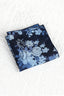Light Blue Jacquard Satin Men's Pocket Square