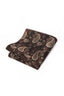 Coffee Paisley Jacquard Men's Pocket Square