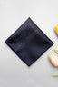 Navy Block Jacquard Men's Pocket Square