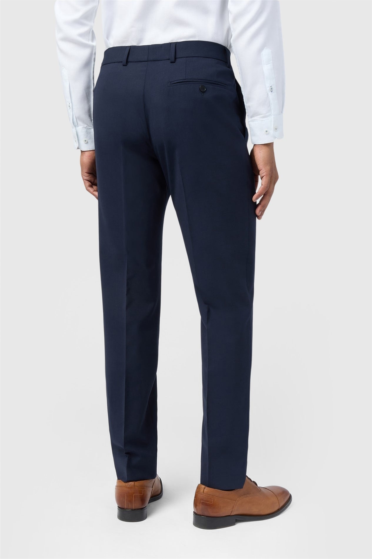 Gentle Navy Stretch Men's Trousers Secondary image