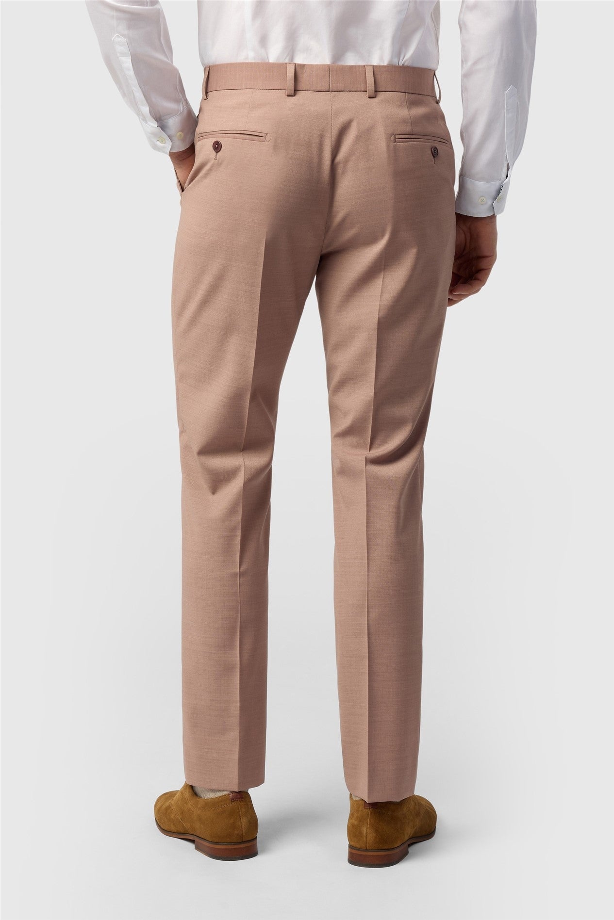 Dark Pink Stretch Men's Trousers Secondary image