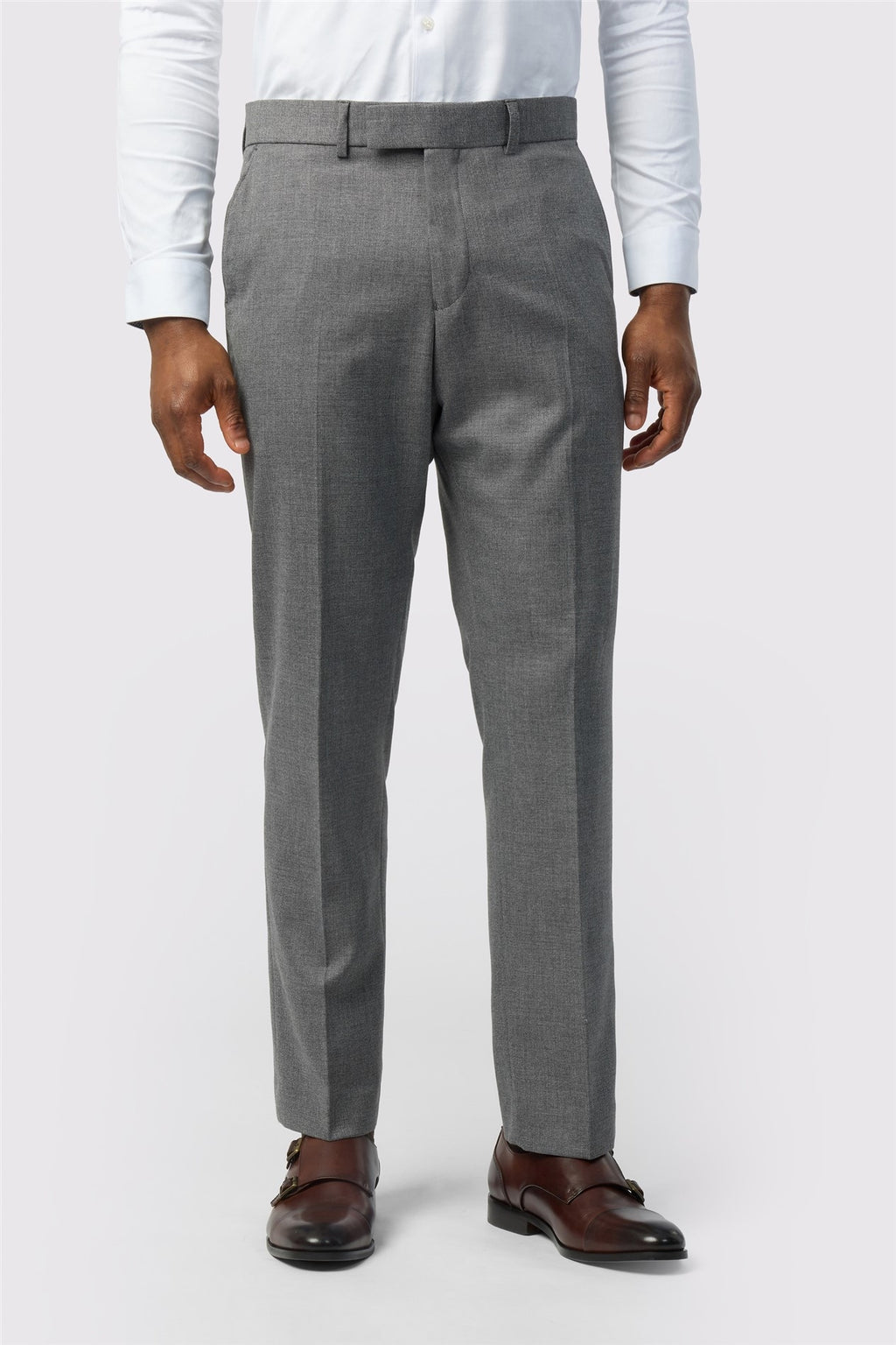 Modern Gray Texture Men's Trousers