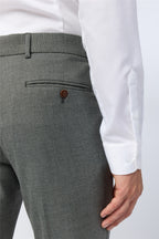 Modern Gray Texture Men's Trousers