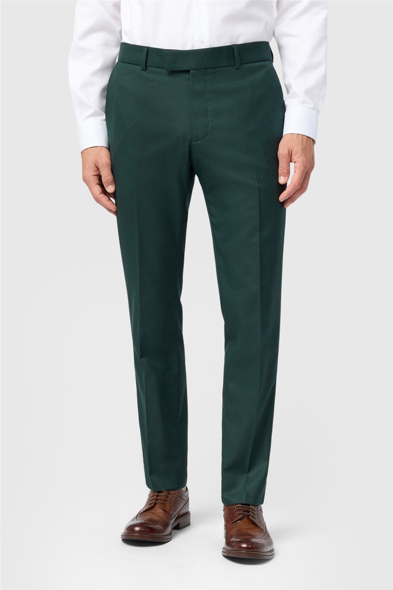 Chic Green Texture Men's Trousers Main image