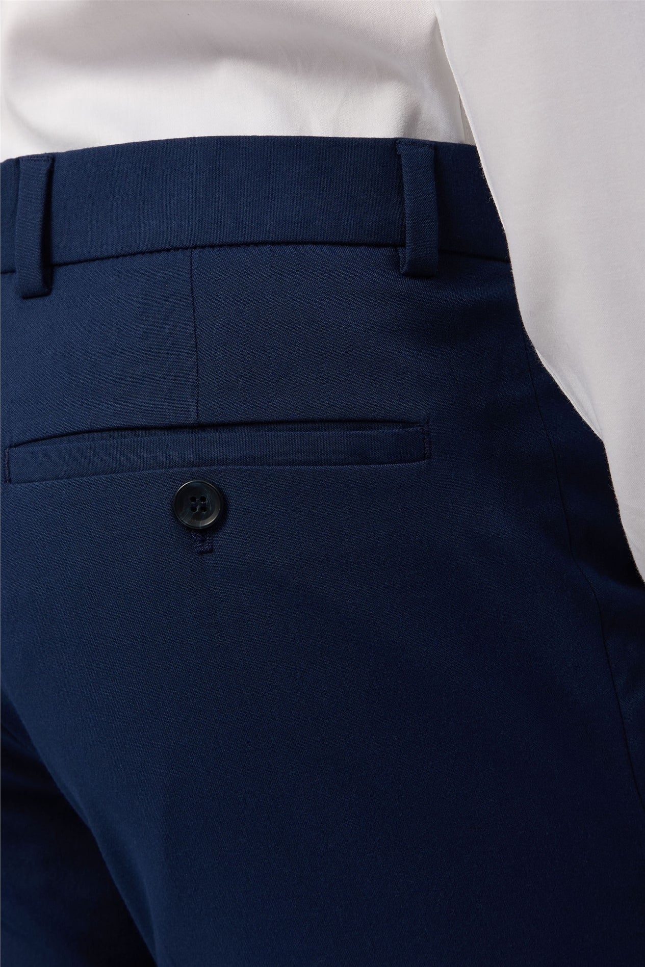 Dark Blue Men's Stretch Trousers Secondary image