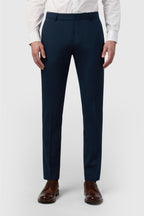 Trendy Navy Men's Stretch Trousers