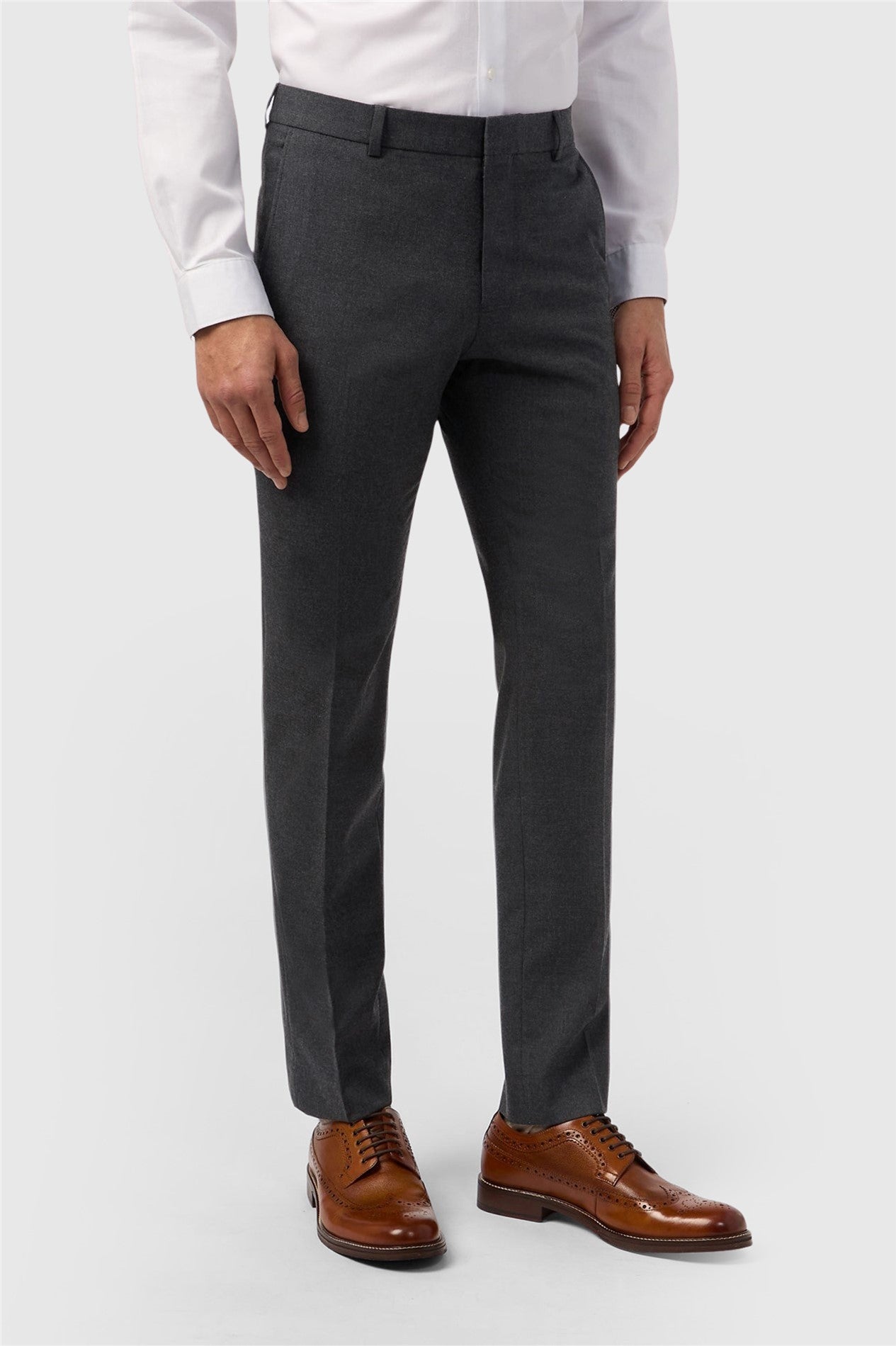 Fancy Gray Men's Stretch Trousers Main image