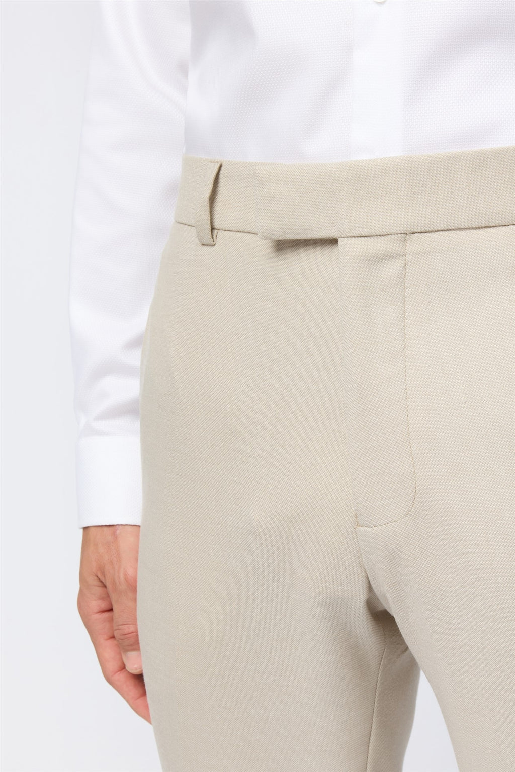Glamorous Ecru Men's Trousers