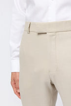 Glamorous Ecru Men's Trousers