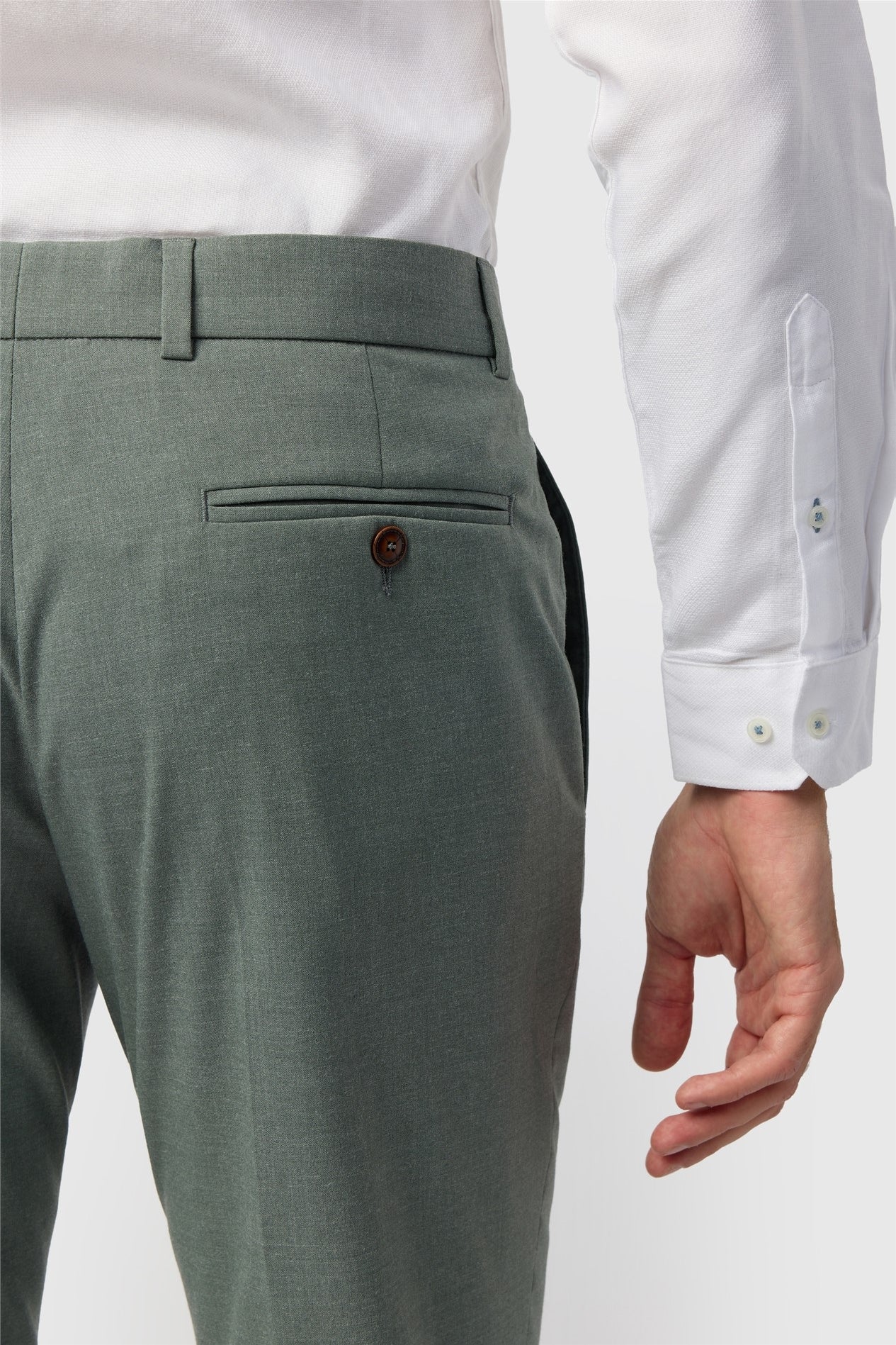 Newest Sage Green Men's Trousers Secondary image
